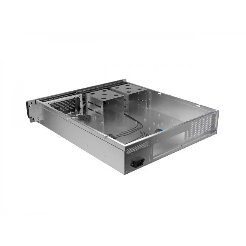 Lanberg SC01-5202-12B 2U juodas 19 inch stovo korpusas su 3 ventiliatoriais HDD+SSD