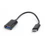 Gembird A-OTG-CMAF2-01 USB laidas 0.2 m USB C USB A juodas