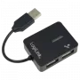 USB šakotuvas LOGILINK UA0139 — 4 prievadai USB 2.0, 480 Mbit/s, juodas