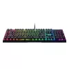 Razer BlackWidow V4 X mechaninė žaidimų klaviatūra, geltoni jungikliai, JAV išdėstymas, laidas, juoda