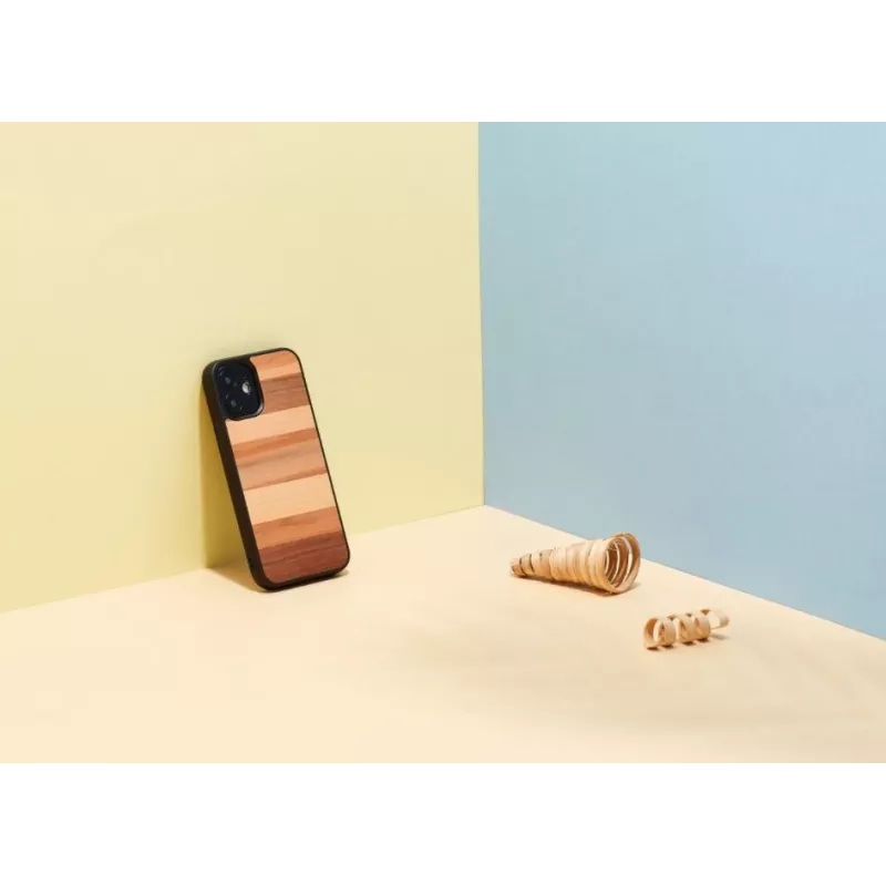 Apsauginis dėklas man and wood iPhone 12 mini – juodas