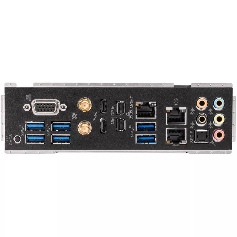 Motininė plokštė ASRock WRX80 CREATOR R2.0 – AMD WRX80, lizdas sWRX8, E-ATX, 8× DIMM DDR4, 2 TB max, Wi‑Fi 6E, 10Gb LAN, 7.1 garso
