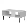 Staliukas kavos Cama Meble LUCCA 100 x 55 x 46 cm, stačiakampis baltas
