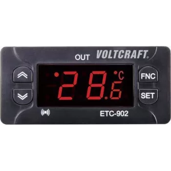 Temperatūros reguliatorius Voltcraft ETC-902, NTC/PTC įėjimas, nuo -30 iki 50°C, relės išėjimas 10 A