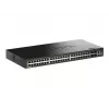 D-Link 52 prievadų Gigabit krovimo išmanusis valdomas jungiklis su 4 x 10G SFP+ prievadais