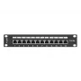 Patch panel 1U Lanberg PPF5-9012-B