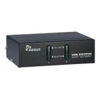 Inter-Tech Argus KVM-AS-21UA – KVM / garso jungiklis – 2 x KVM / garsas – stalinis (88887168)