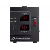 Įtampos reguliatorius PowerWalker AVR 2000 SIV FR, 2 AC lizdai, 110–280 V, juodas