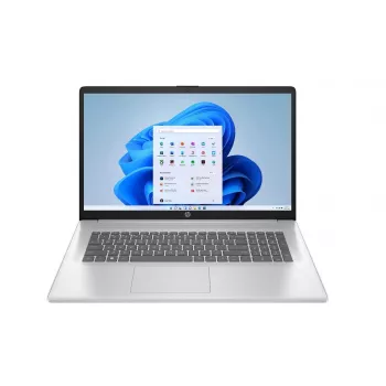 HP 17-cp2561ng Nešiojamas Kompiuteris 17,3 col. FHD Ryzen 5 7520U 8GB 512GB SSD Win11 QWERTZ Sidabrinis