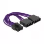 Vidinis maitinimo kabelis DeLOCK 83705 0,15 m PCI-E 8 kontaktų (vyriškas)
