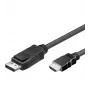 Laido adapteris Alcasa DP-HDMI 2 m DisplayPort į HDMI A tipas juodas