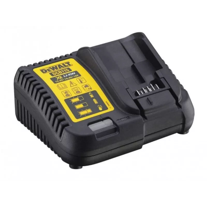 „Dewalt“ 18 V sistemos baterijų rinkinys su gręžtuvu DCD796 ir suktuvu DCF887, 2 vnt.