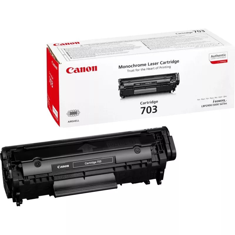 Canon Toner CRG703 juoda kasetė 3 vnt. Originalus