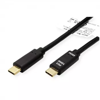 ROTRONIC-SECOMP VALUE USB-C laidas – 24 kontaktų USB-C (kištukas) į 24 kontaktų USB-C (kištukas)