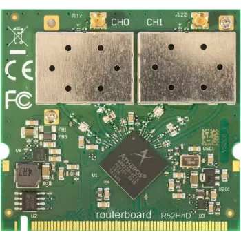 Tinklo plokštė MikroTik R52HND vidinė WLAN