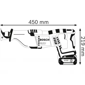 Bosch 0 601 64J 000 pjūklas stūmoklinis 2700 spm Juoda, Mėlyna, Raudona, Sidabrinė
