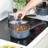 Puodų rinkinys Russell Hobbs Nightfall Stone 3 dalių 16/18/20 cm nelimpanti danga