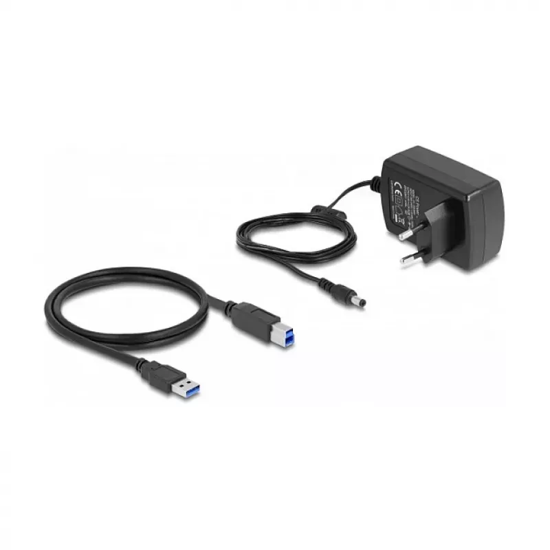 DeLOCK USB dviejų diskų dokavimo stotelė 2 x SATA HDD/SSD su klonavimo funkcija ir kortelių skaitytuvu