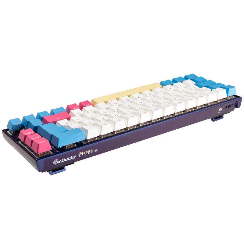 Mechaninė klaviatūra Ducky Mecha SF Limited Dawn Edition su RGB LED, MX Speed Silver jungikliais