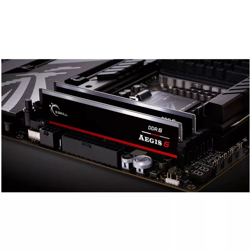 DIMM 64 GB DDR5-5200 (2x 32 GB) Dual-Kit, Arbeitsspeicher schwarz, F5-5200J4040A32GX2-IS, Aegis 5, INTEL XMP, AMD EXPO