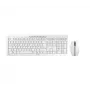 Belaidis klaviatūros ir pelės rinkinys CHERRY Stream Desktop Recharge, RF, QWERTZ, pilka