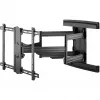 Goobay Pro TV sieninis laikiklis Pro FULLMOTION (L) platus diapazonas, juodas - televizoriams nuo 94 cm (37 inch) iki 178 cm (70 inch), pilnas judesys (pasukamas ir pakreipiamas), iki 70 kg