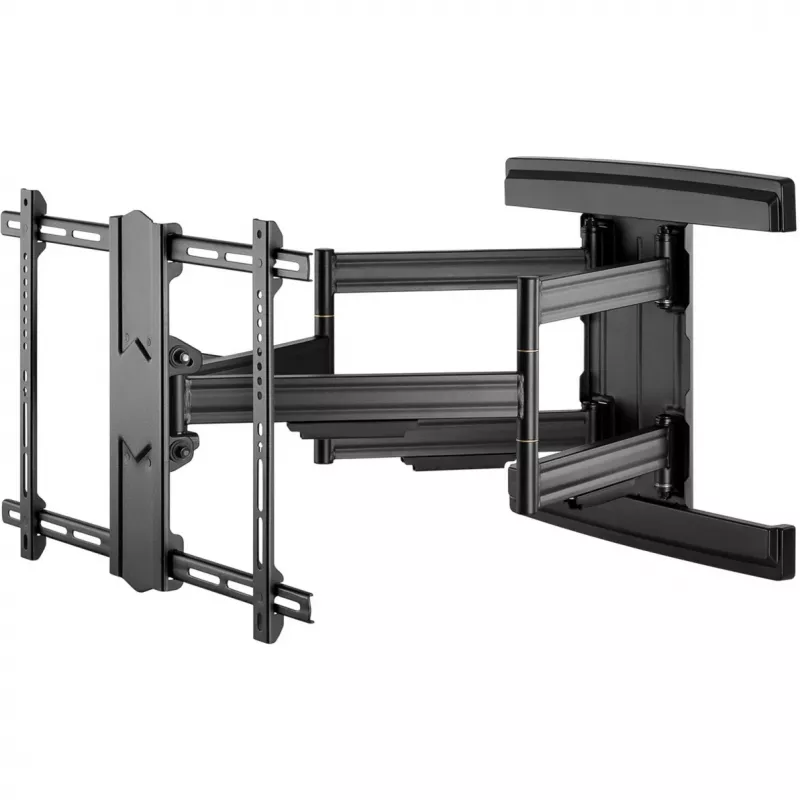 Goobay Pro TV sieninis laikiklis Pro FULLMOTION (L) platus diapazonas, juodas - televizoriams nuo 94 cm (37 inch) iki 178 cm (70 inch), pilnas judesys (pasukamas ir pakreipiamas), iki 70 kg