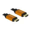 HDMI kabelis DeLOCK 85727 1 m, A tipo vyras–vyras, juodas su auksu
