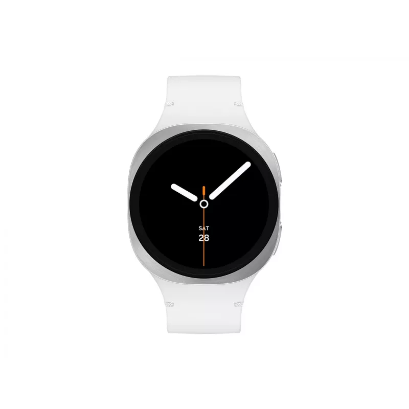 Samsung Galaxy Watch 8 3,3 cm (1,3 colio) AMOLED 40 mm Skaitmeninis 438 x 438 pikselių Liečiamas ekranas 4G Sidabrinė Wi-Fi GPS (palydovas)