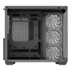 PC korpusas DeepCool CG530 4F Midi Tower Juodas — grūdintas stiklas, ATX/ITX/Micro ATX, 3x120mm ventiliatoriai, USB-C