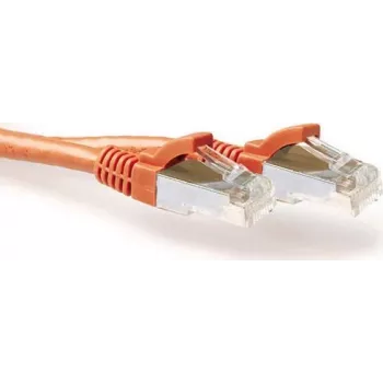 ACT Orange 0.50 metro SFTP CAT6A pataisos laidas su RJ45 jungtimis, be užkabinimo