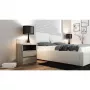 Naktinis staliukas Topeshop M1 SONOMA MAT, ąžuolo spalva, 2 stalčiai, 400×320×590 mm
