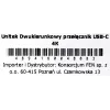 Unitek D1078A dvipusis USB-C 4K signalo perjungiklis, 2 įėjimai ir 1 išėjimas