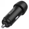 Automobilinis kroviklis Unitek P1400A su USB-C ir USB-A, 38W, Quick Charge 3.0, įėjimas 12–24V, juodas