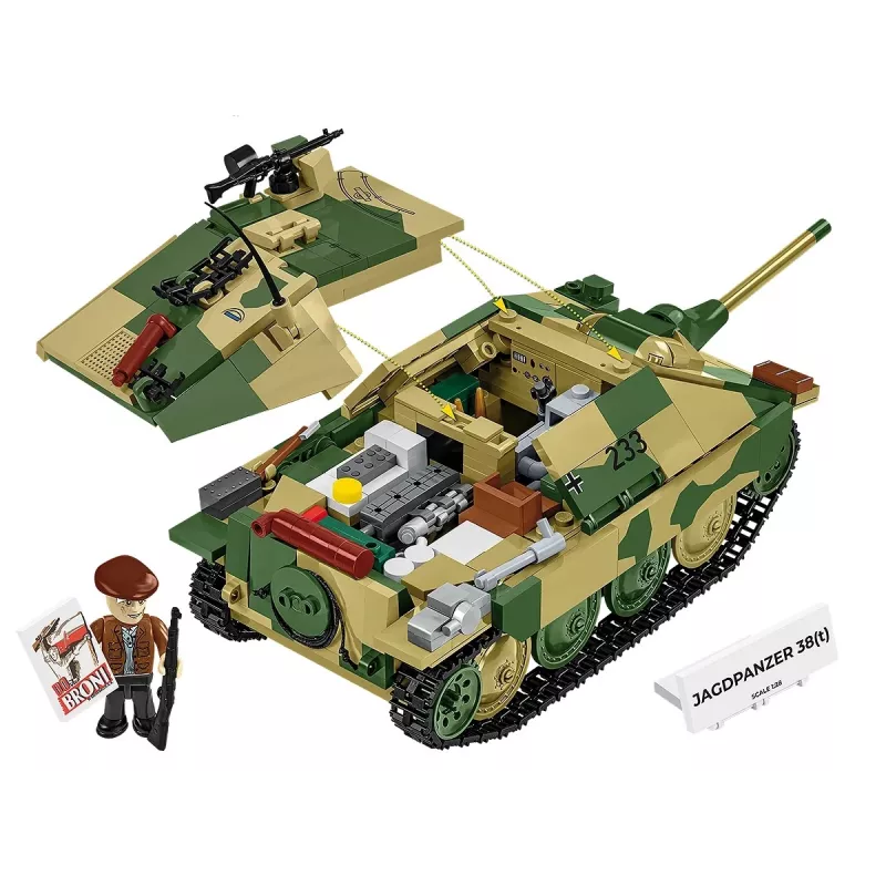 Cobi Blocks Jagdpanzer 38t Drąsus konstrukcinis rinkinys, 731 detalė