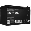 UPS baterija Green Cell AGM50 12 V 10 Ah VRLA AGM, 65×151×95 mm, 2,45 kg, juoda