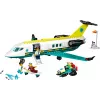 LEGO City Gelbėjimo lėktuvas 60465 – mažas gelbėjimo orlaivio statybos rinkinys, 403 detalės, 4 minifigūrėlės, nuo 6 metų
