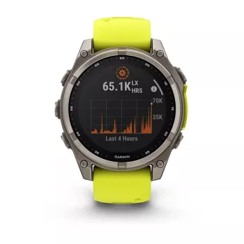 Garmin fenix 8 3,3 cm (1,3 colio) 47 mm skaitmeninis jutiklinis ekranas 260 x 260 pikselių titano korpusas su Wi-Fi ir GPS palydovine navigacija