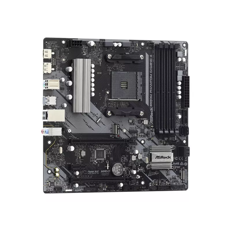 Motininė plokštė ASRock B550M Phantom Gaming 4 AMD B550 Socket AM4 micro ATX