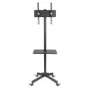 Stovas / vežimėlis televizoriui su ratukais ir rankena 23-55 colių, 25 kg, S-09