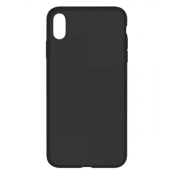 Apsauginis silikoninis dėklas Devia iPhone XS Max (6,5 colio, juodas)
