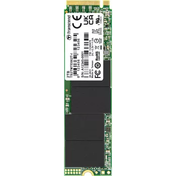 Transcend MTE662T-I 2 TB Vidinė M.2 PCIe NVMe SSD 2280 PCIe NVMe 3.0 x4 Pramoninė TS2TMTE662T-I