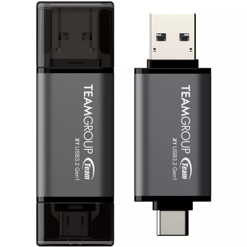 Team Group Stick Team X1 64GB USB 3.0 dvigubas diskas - USB atmintukas - 64 GB (TX1364GC01)