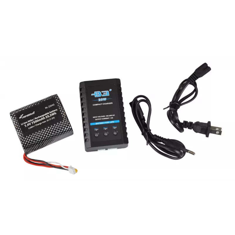 Amewi 22540 RC modelis – elektrinis ekskavatorius 1:16, 2000 mAh