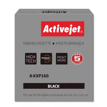 Activejet A-KXP160 kaspinė juostelė (Panasonic KXP160 pakaitalas; Supreme; 3 000 000 simbolių; juoda)