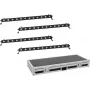 LED juostų rinkinys EUROLITE 4x LED BAR-12 QCL RGBA su transportavimo dėžute