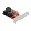 SATA PCI Express x4 kortelė DeLOCK 6 prievadų Low Profile