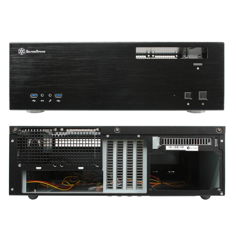 SilverStone SST-GD04B USB 3.0 Grandia Desktop - juoda