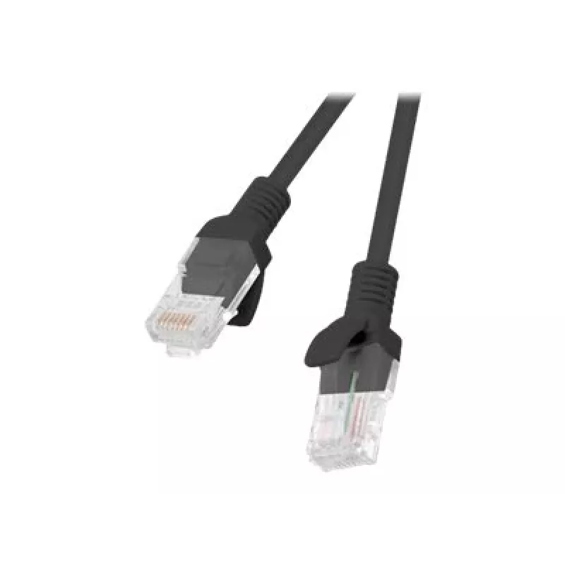 Tinklo kabelis LANBERG PCU6-10CC-1000-BK RJ-45 Cat6 U/UTP 10 m Juodas