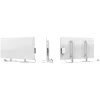 AENO Premium Eco Smart Šildytuvas, 700W, Grūdintas stiklas, Infraraudonasis+konvekcinis šildymas, LED ekranas, Kištukas: Europos (E/F tipas), BALTA